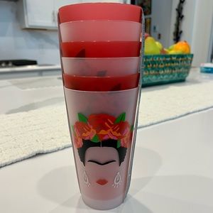 Frida Plastic Tumblers! Dishwasher safe!